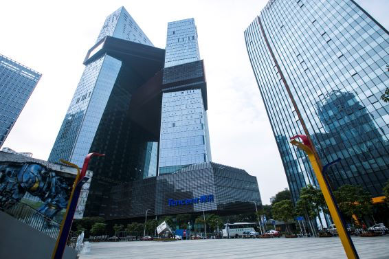 深圳騰訊大廈蘑菇视频免费看片安裝施工案例實景圖片